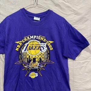 Los Angeles Lakers Shirt Mens Medium Nba Basketball Champions 2000S